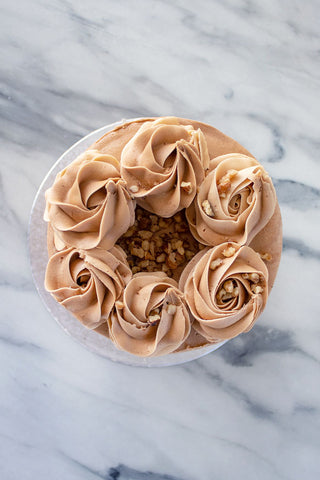 Coffee and Walnut Sponge Cake