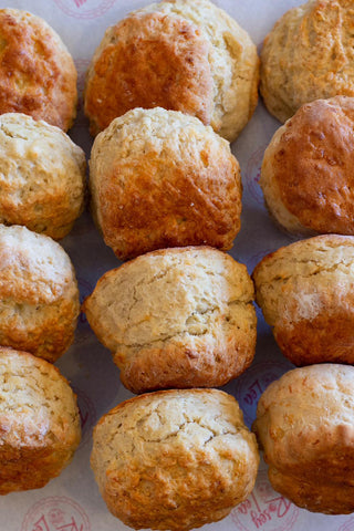 Cheddar Scones with Butter Parcels