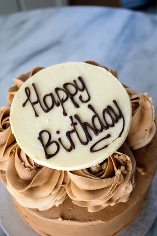 Coffee and Walnut Sponge Cake